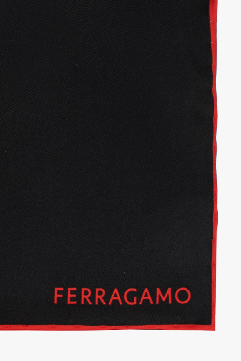 【関税&送料込】Ferragamo Scarfs Black MINT Unused Salvatore Ferragamo Silk Scarf Italy Zebra Black